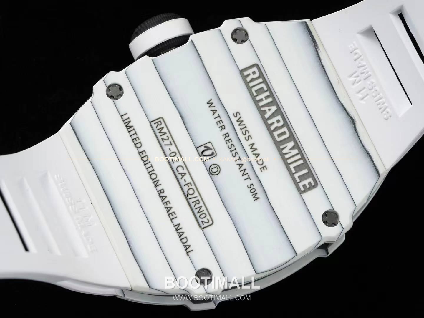 리차드밀 RM27-02 나달 플로팅 투르비용 카본 쿼츠 파이버 스켈레톤 오토매틱 Richard Mille RM27-02 Nadal Floating Tourbillon Carbon Quartz TPT Skeleton Automatic 8