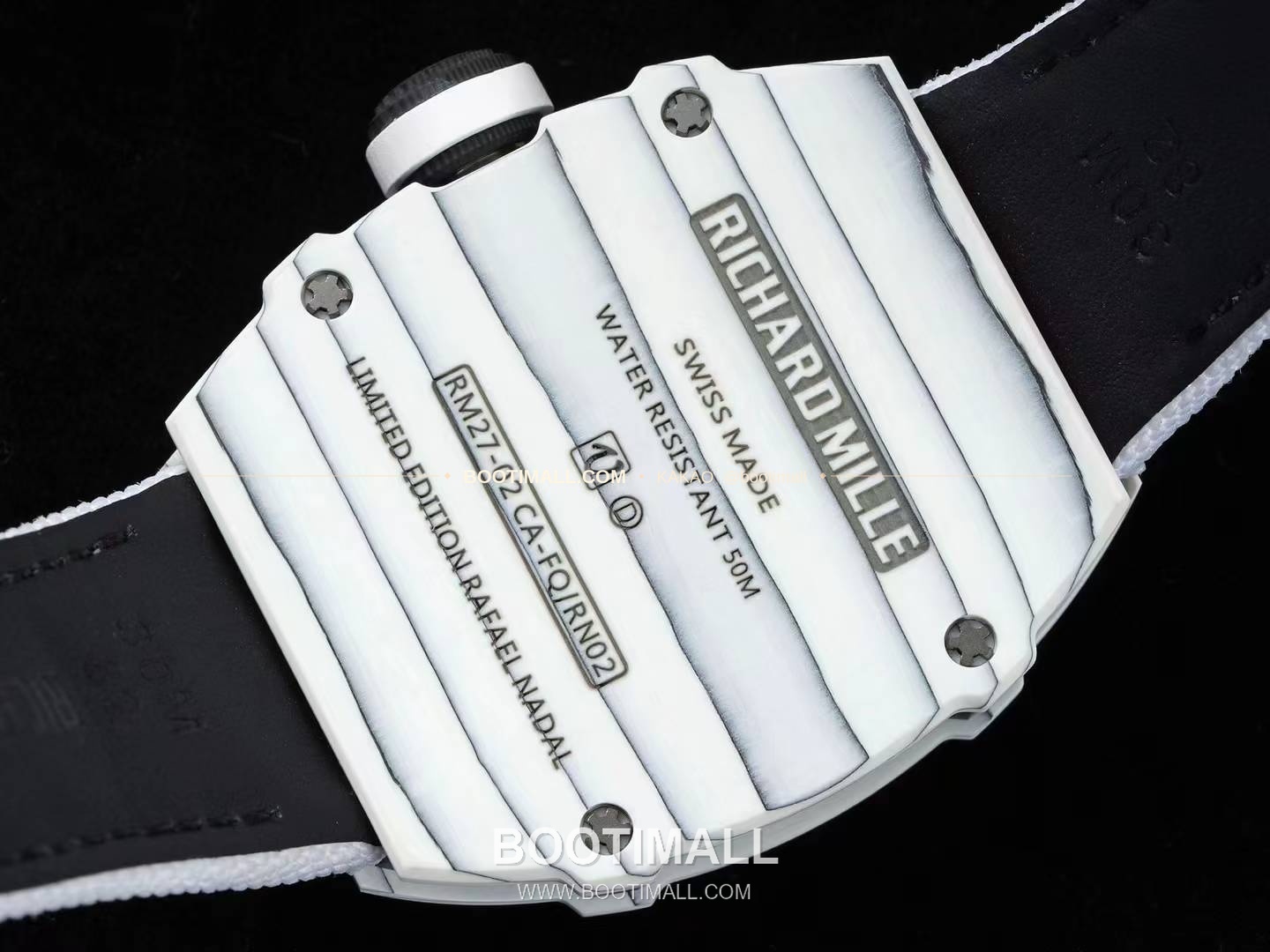 리차드밀 RM27-02 나달 플로팅 투르비용 카본 쿼츠 파이버 스켈레톤 오토매틱 Richard Mille RM27-02 Nadal Floating Tourbillon Carbon Quartz TPT Skeleton Automatic 8