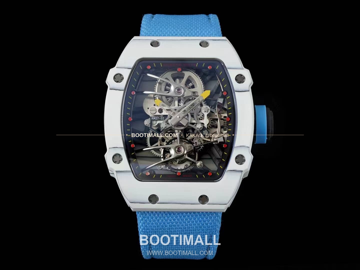 리차드밀 RM27-02 나달 플로팅 투르비용 카본 쿼츠 파이버 스켈레톤 오토매틱 Richard Mille RM27-02 Nadal Floating Tourbillon Carbon Quartz TPT Skeleton Automatic 1