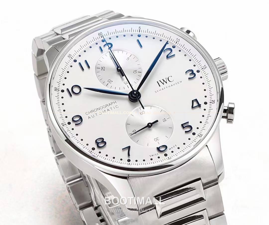 IWC 포르투기저 크로노그래프 스틸 브레이슬릿 오토매틱 IWC Portugieser Chronograph Steel Bracelet Automatic 41mm 6