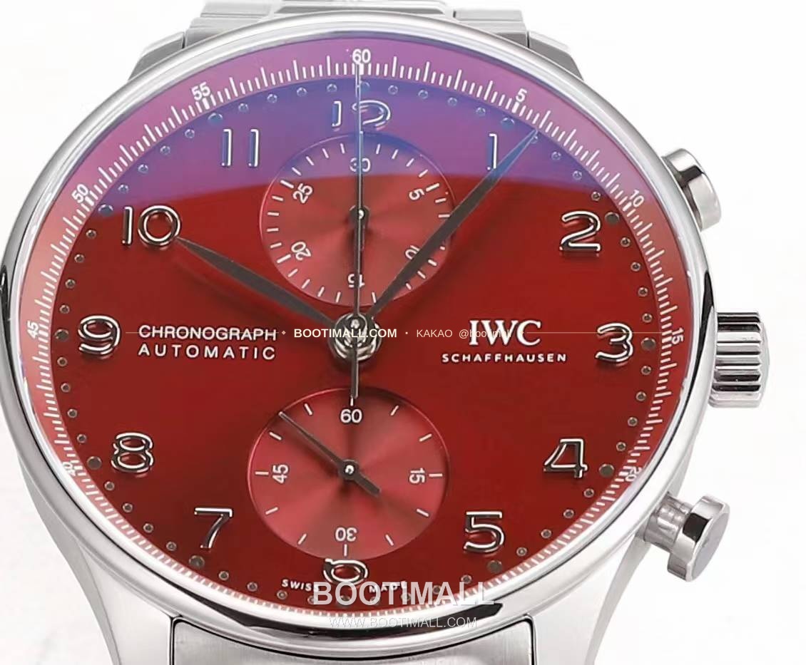 IWC 포르투기저 크로노그래프 스틸 브레이슬릿 오토매틱 IWC Portugieser Chronograph Steel Bracelet Automatic 41mm 6