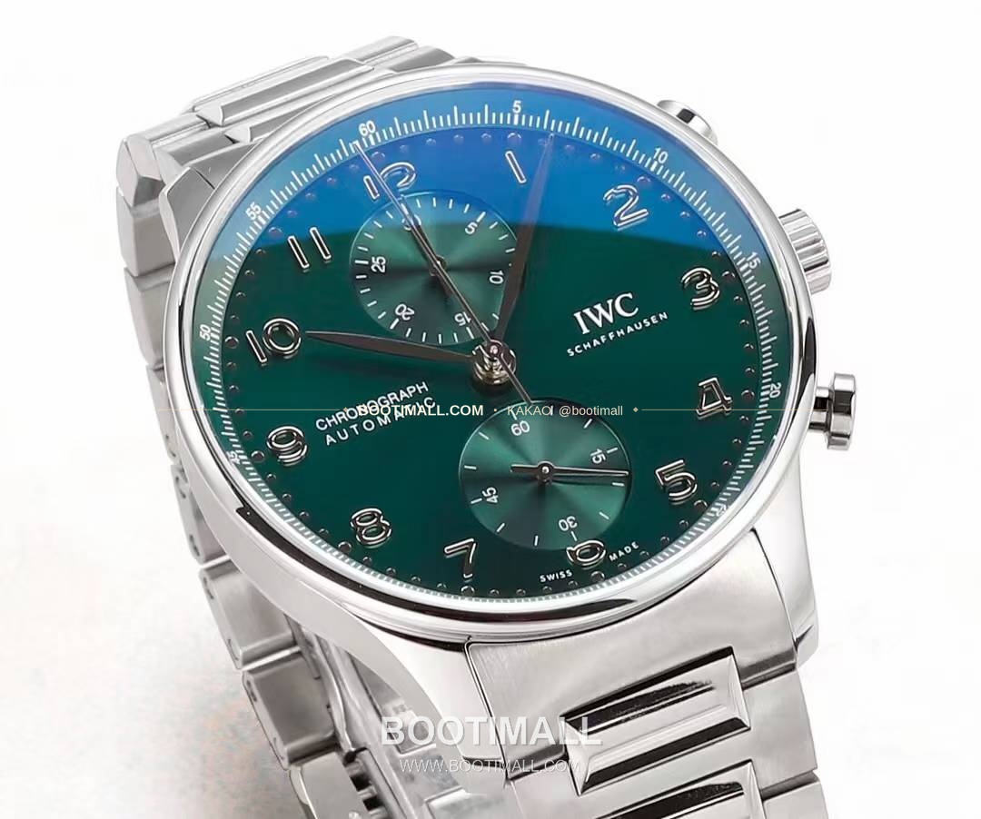 IWC 포르투기저 크로노그래프 스틸 브레이슬릿 오토매틱 IWC Portugieser Chronograph Steel Bracelet Automatic 41mm 3