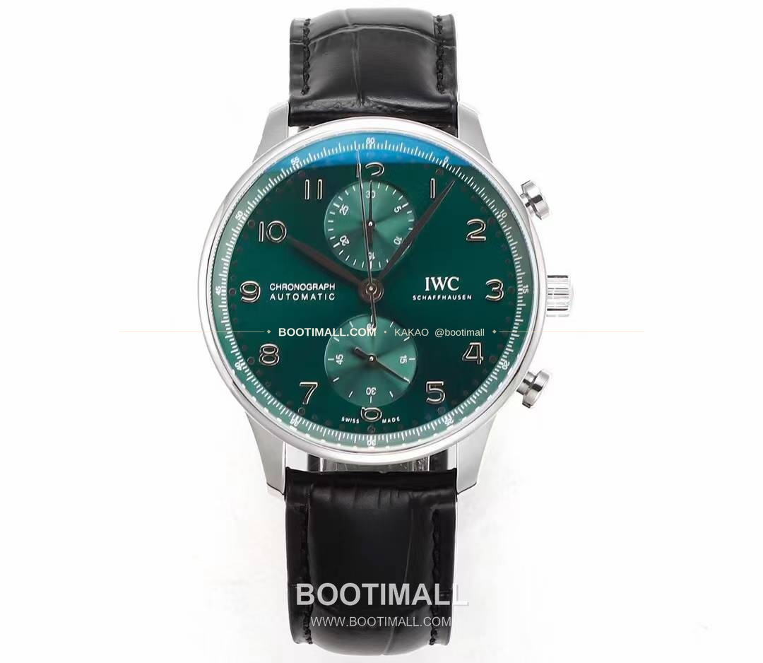 IWC 포르투기저 크로노그래프 스틸 브레이슬릿 오토매틱 IWC Portugieser Chronograph Steel Bracelet Automatic 41mm 1