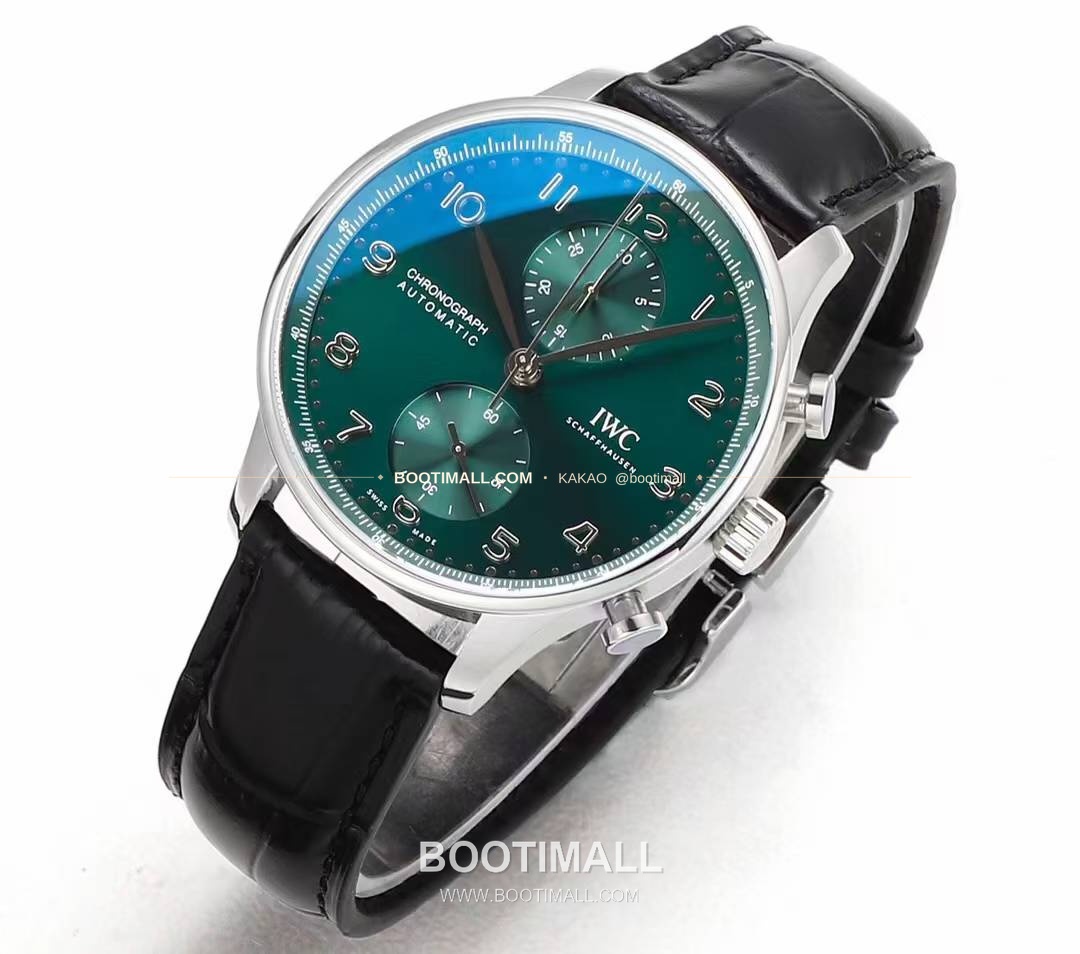 IWC 포르투기저 크로노그래프 스틸 브레이슬릿 오토매틱 IWC Portugieser Chronograph Steel Bracelet Automatic 41mm 2