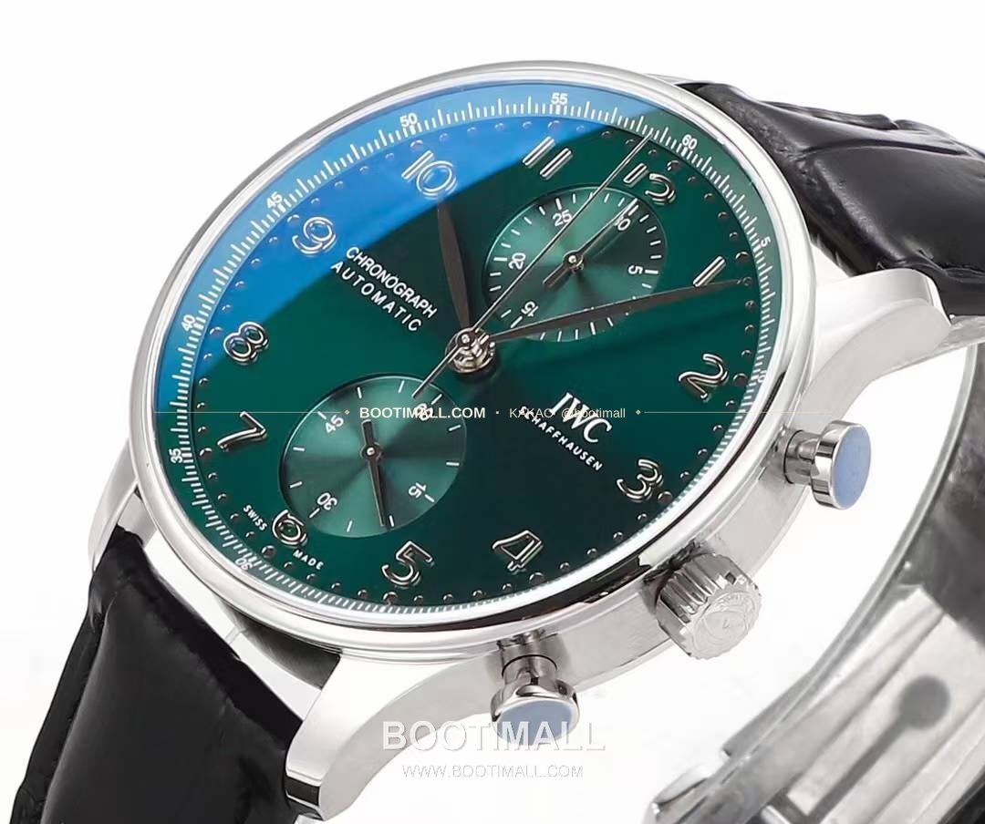 IWC 포르투기저 크로노그래프 스틸 브레이슬릿 오토매틱 IWC Portugieser Chronograph Steel Bracelet Automatic 41mm 3