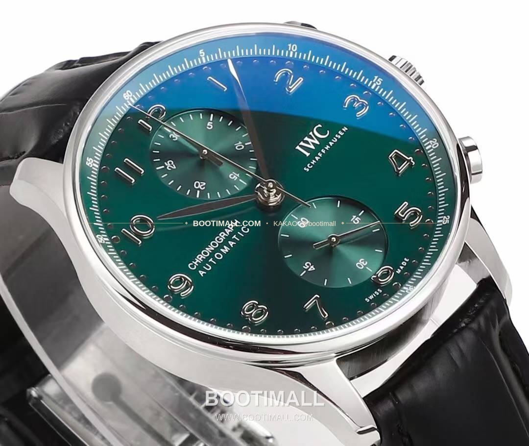 IWC 포르투기저 크로노그래프 스틸 브레이슬릿 오토매틱 IWC Portugieser Chronograph Steel Bracelet Automatic 41mm 4