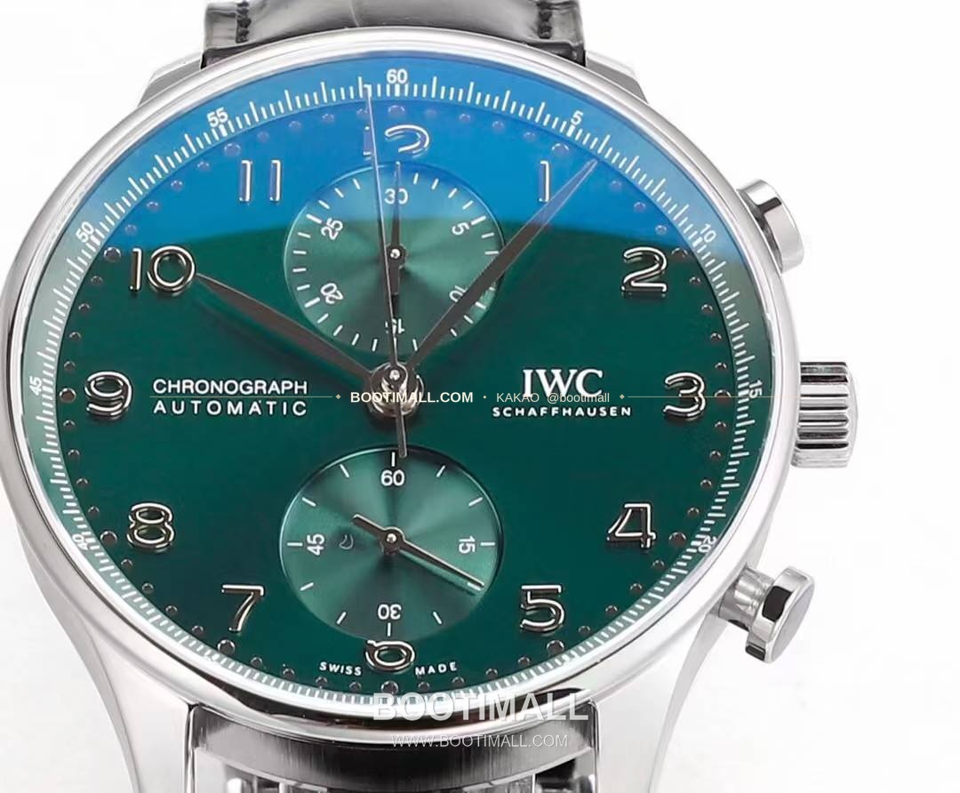 IWC 포르투기저 크로노그래프 스틸 브레이슬릿 오토매틱 IWC Portugieser Chronograph Steel Bracelet Automatic 41mm 5