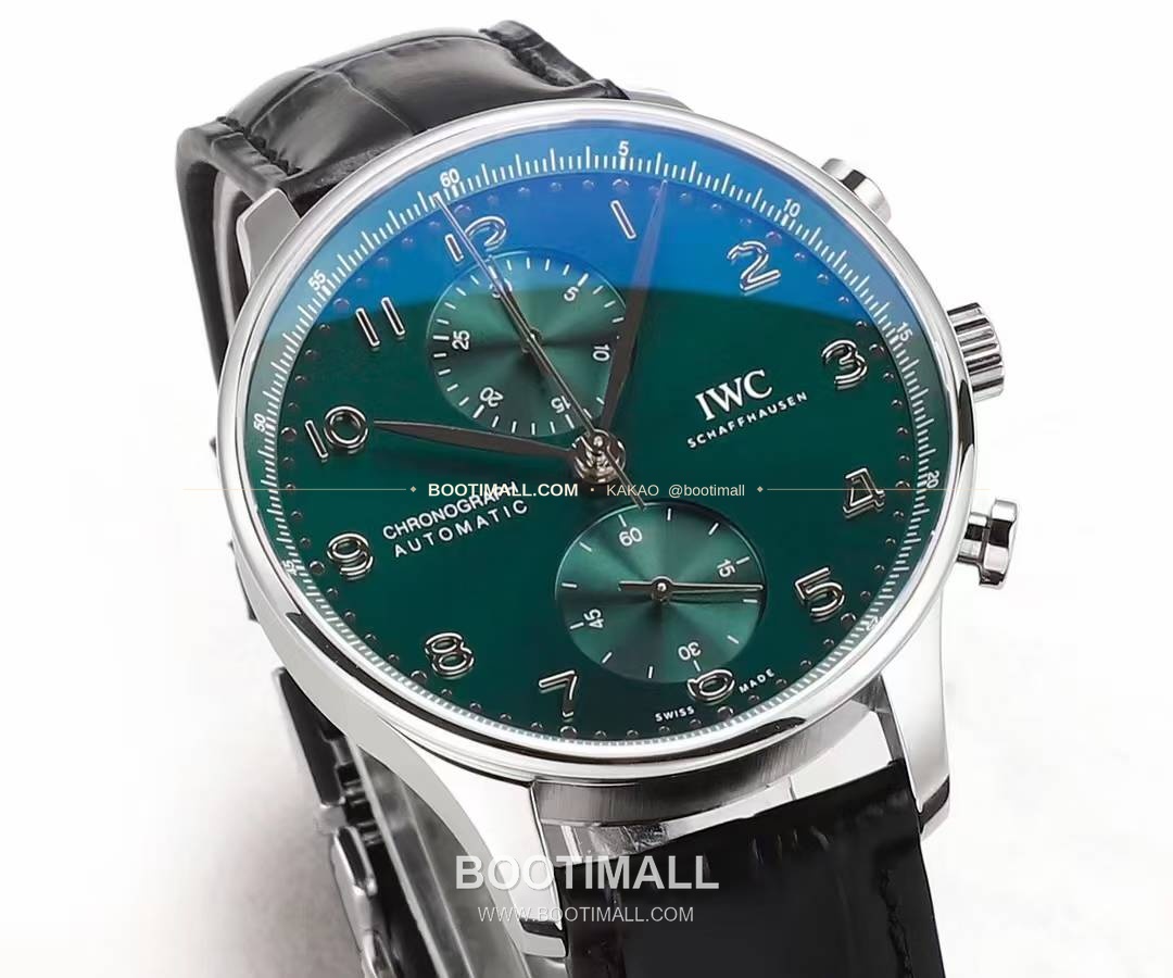 IWC 포르투기저 크로노그래프 스틸 브레이슬릿 오토매틱 IWC Portugieser Chronograph Steel Bracelet Automatic 41mm 6