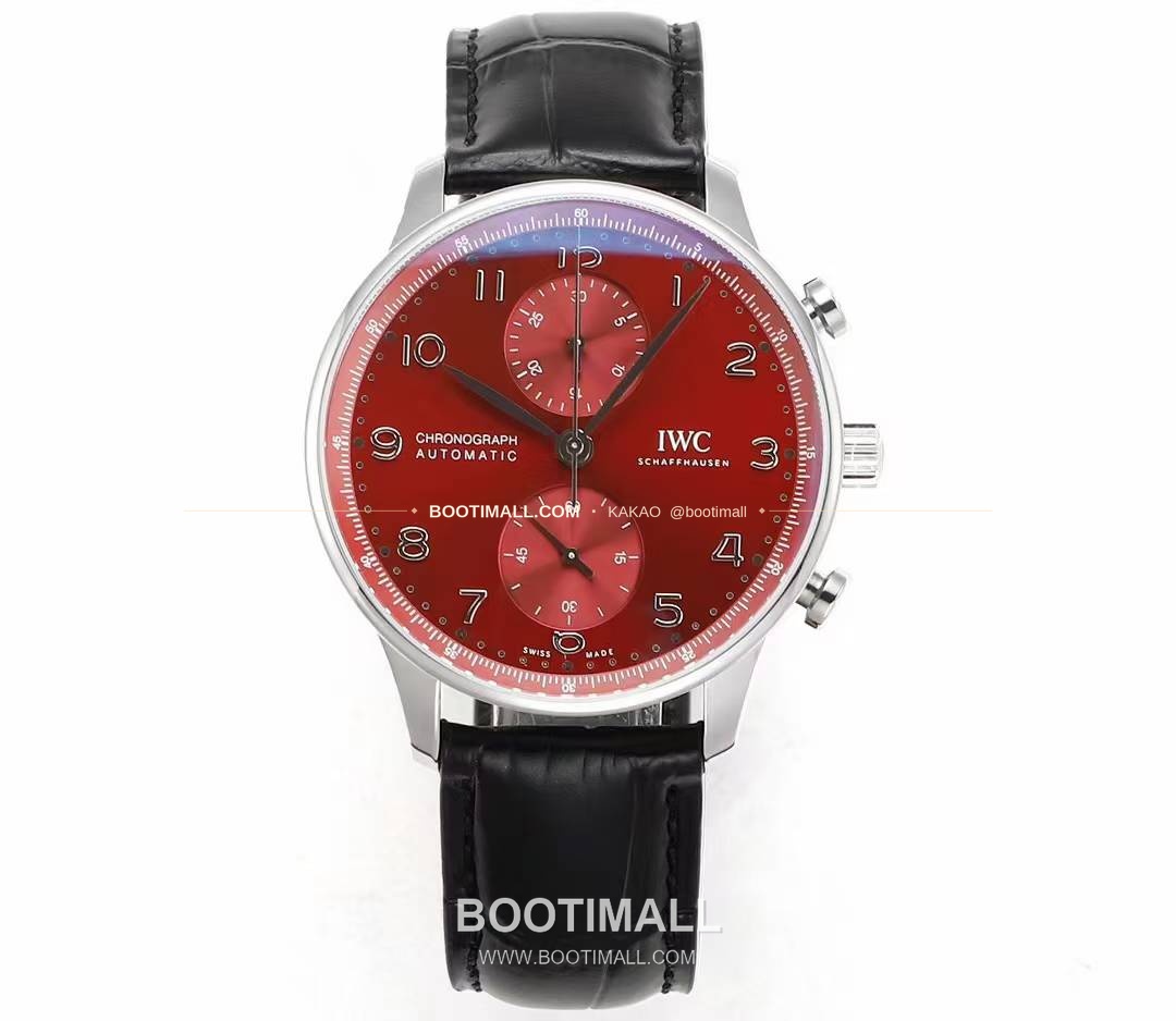 IWC 포르투기저 크로노그래프 스틸 브레이슬릿 오토매틱 IWC Portugieser Chronograph Steel Bracelet Automatic 41mm 1