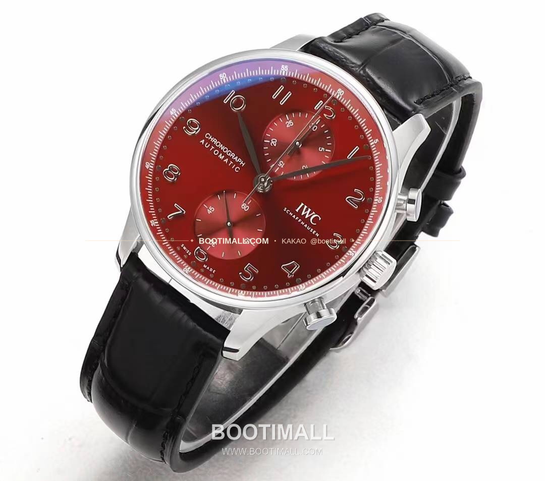 IWC 포르투기저 크로노그래프 스틸 브레이슬릿 오토매틱 IWC Portugieser Chronograph Steel Bracelet Automatic 41mm 2