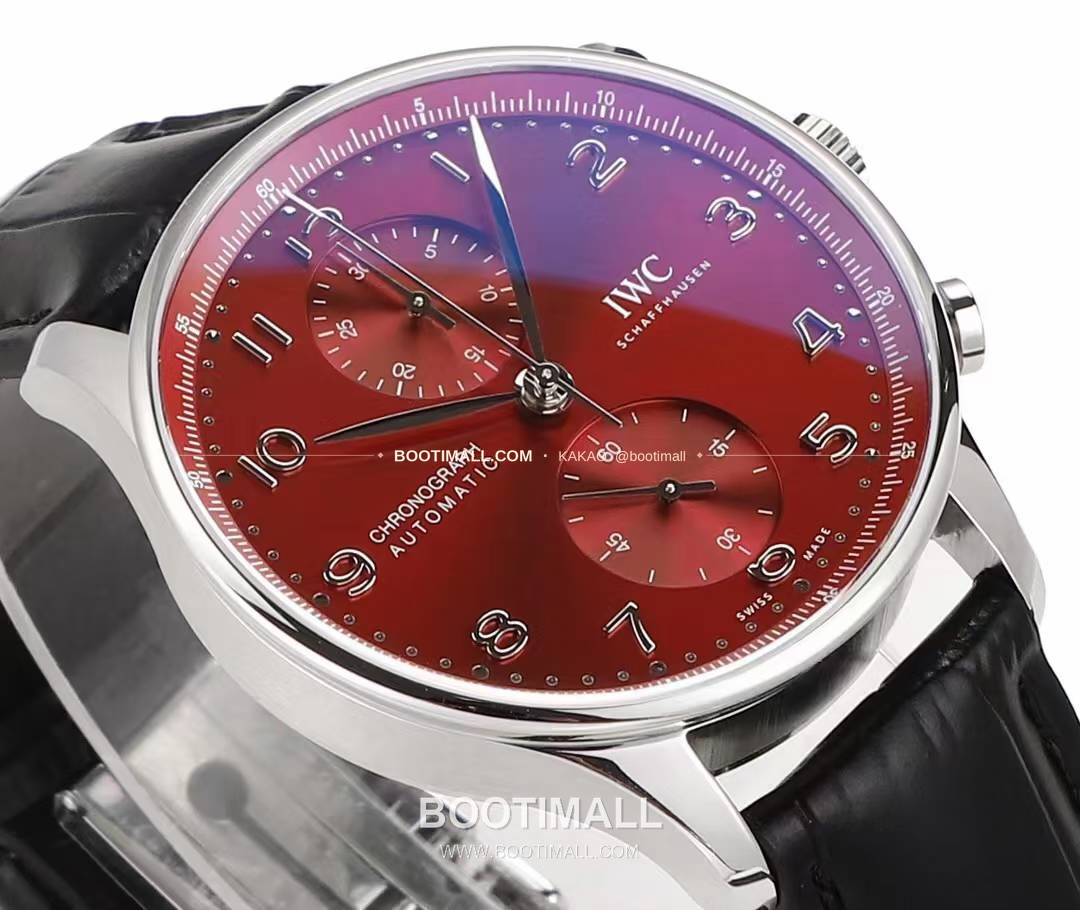 IWC 포르투기저 크로노그래프 스틸 브레이슬릿 오토매틱 IWC Portugieser Chronograph Steel Bracelet Automatic 41mm 4