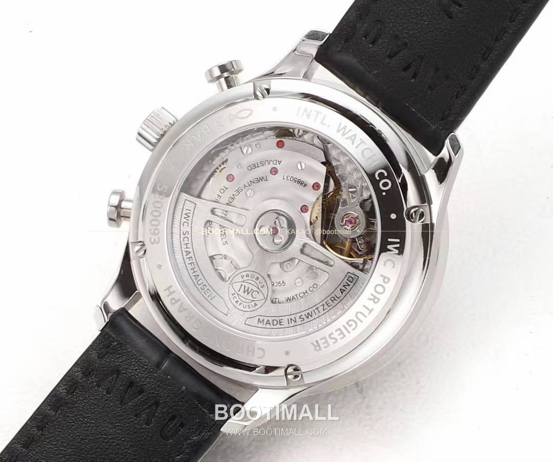 IWC 포르투기저 크로노그래프 스틸 브레이슬릿 오토매틱 IWC Portugieser Chronograph Steel Bracelet Automatic 41mm 9