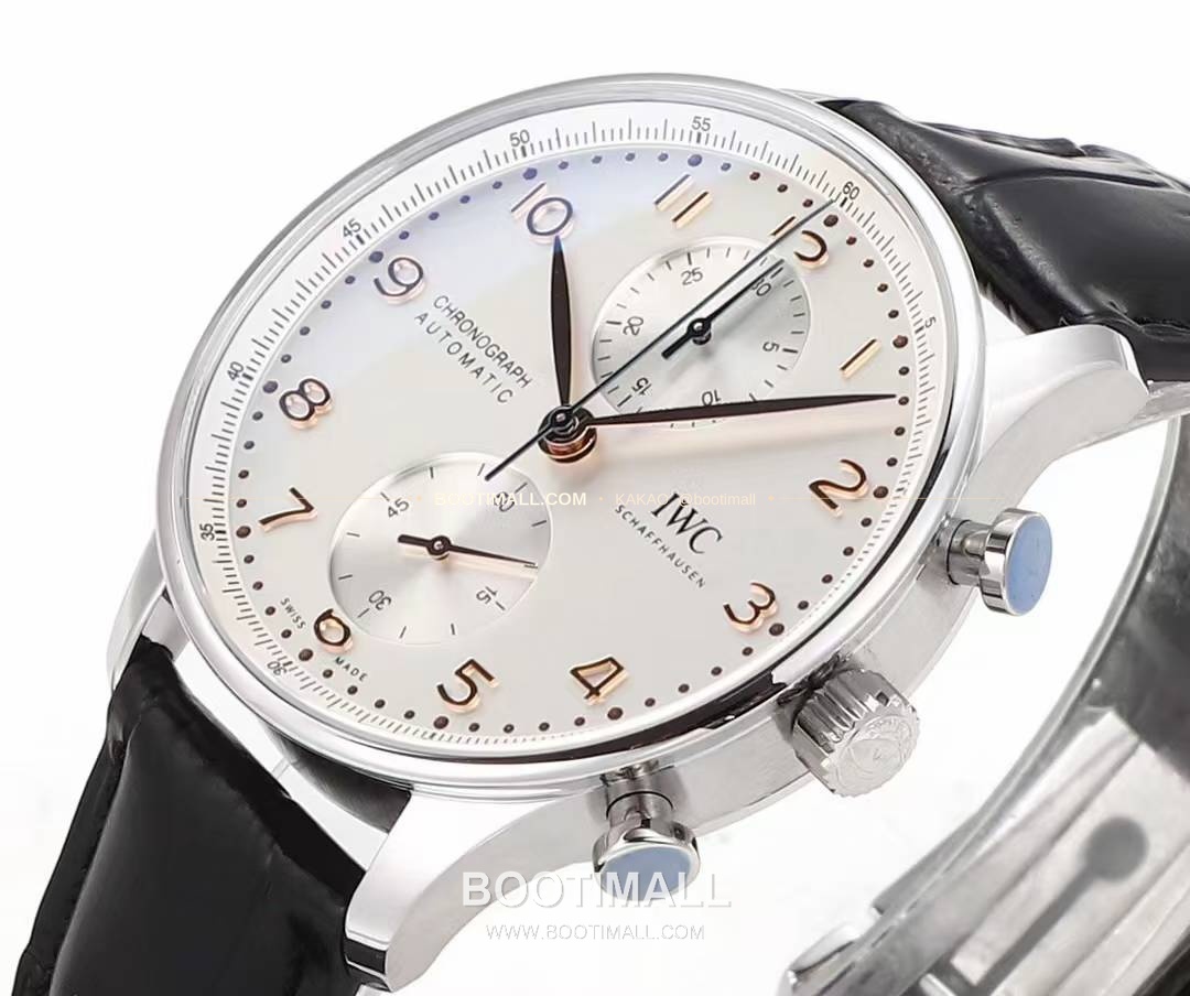 IWC 포르투기저 크로노그래프 스틸 브레이슬릿 오토매틱 IWC Portugieser Chronograph Steel Bracelet Automatic 41mm 3