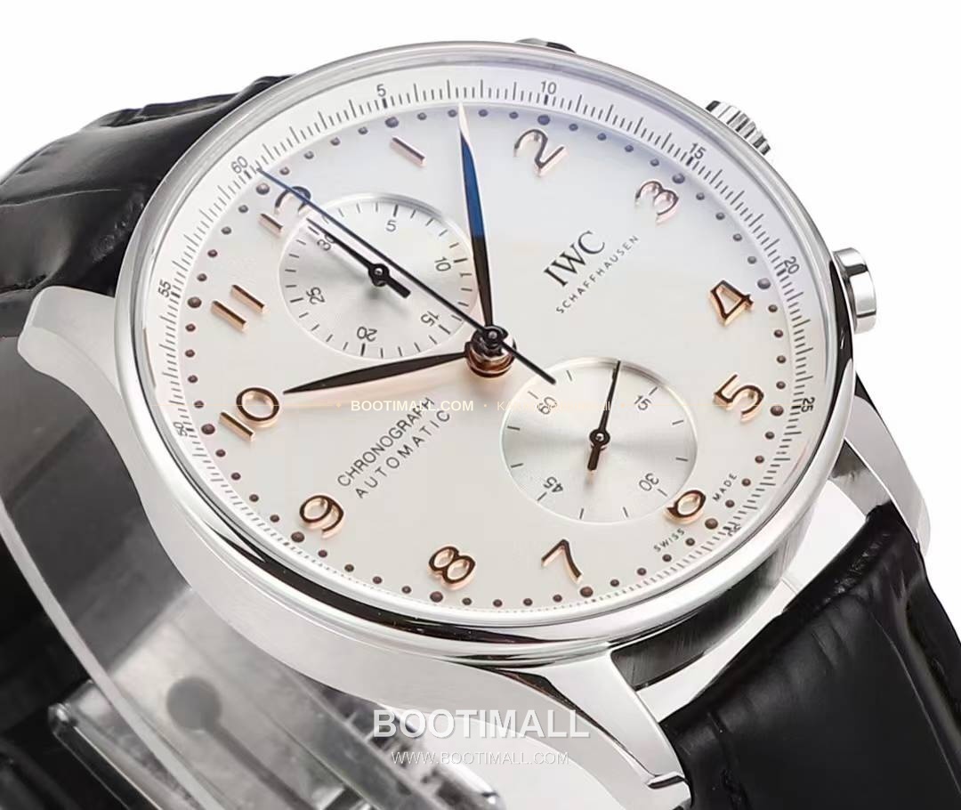 IWC 포르투기저 크로노그래프 스틸 브레이슬릿 오토매틱 IWC Portugieser Chronograph Steel Bracelet Automatic 41mm 4