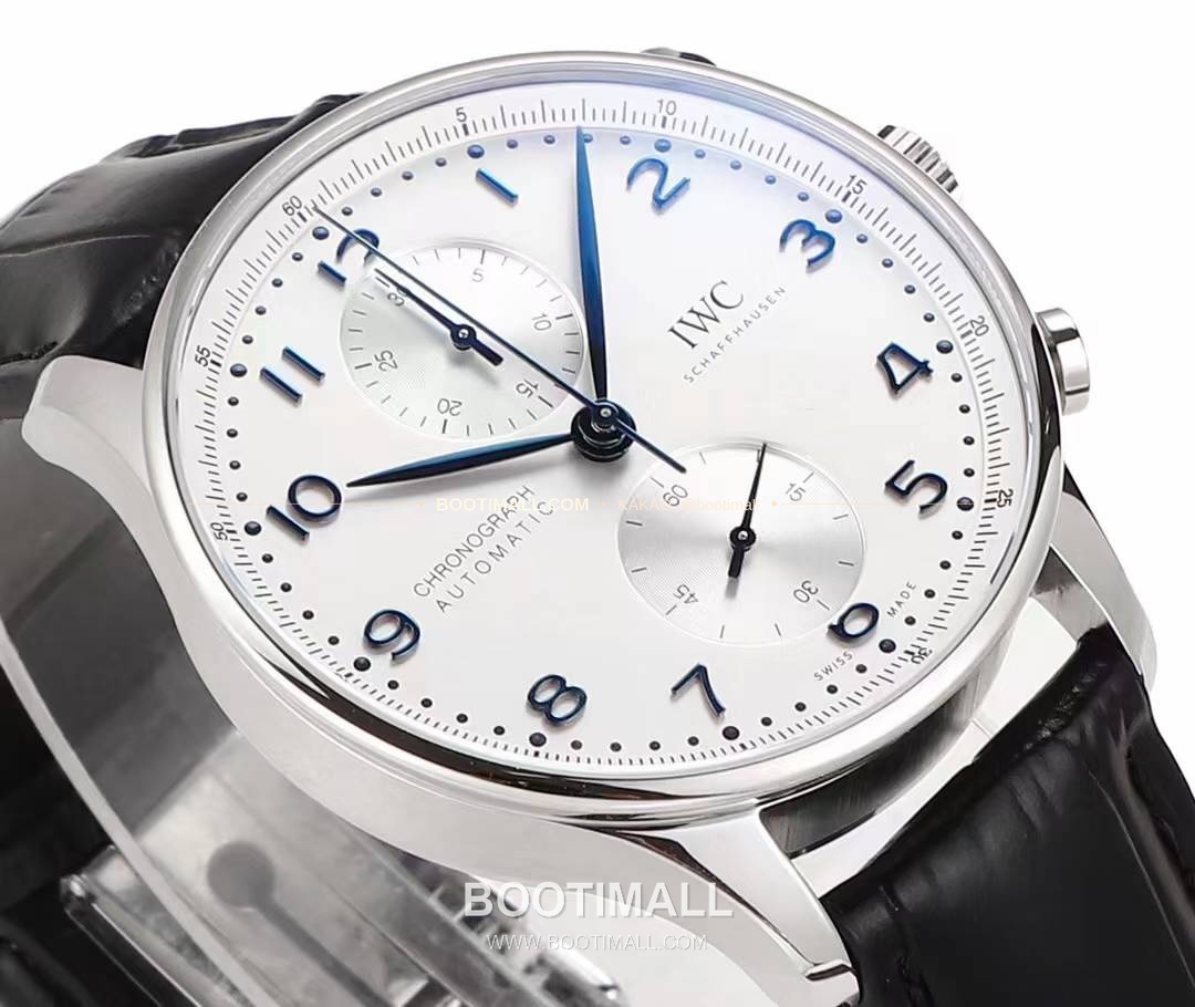 IWC 포르투기저 크로노그래프 스틸 브레이슬릿 오토매틱 IWC Portugieser Chronograph Steel Bracelet Automatic 41mm 4