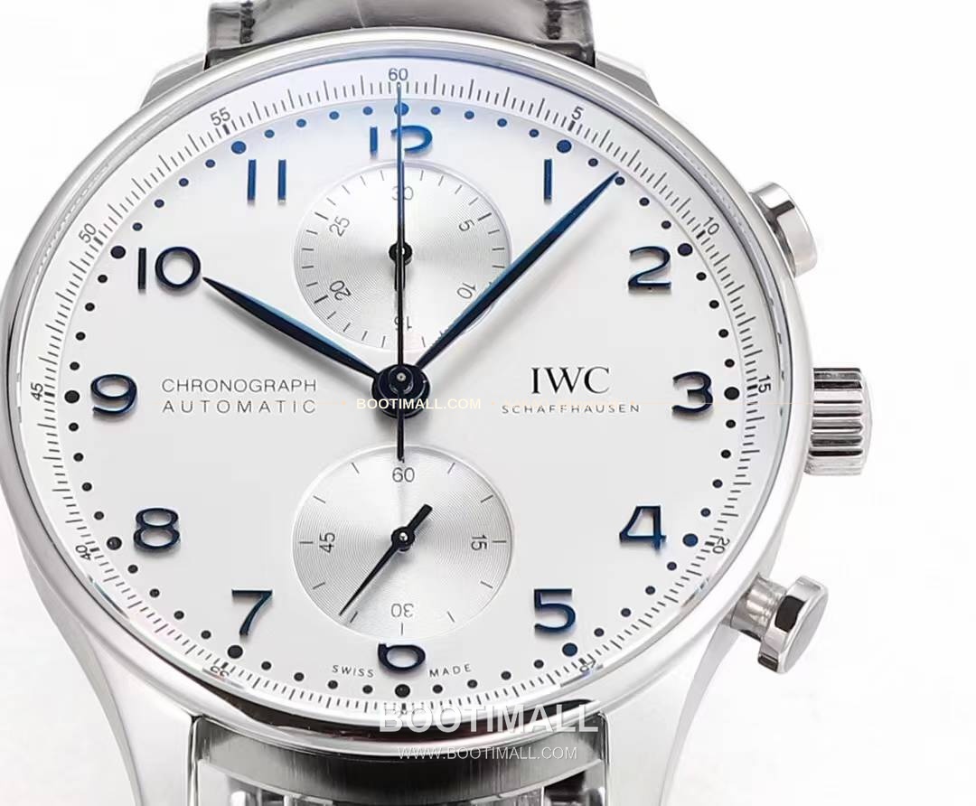 IWC 포르투기저 크로노그래프 스틸 브레이슬릿 오토매틱 IWC Portugieser Chronograph Steel Bracelet Automatic 41mm 5