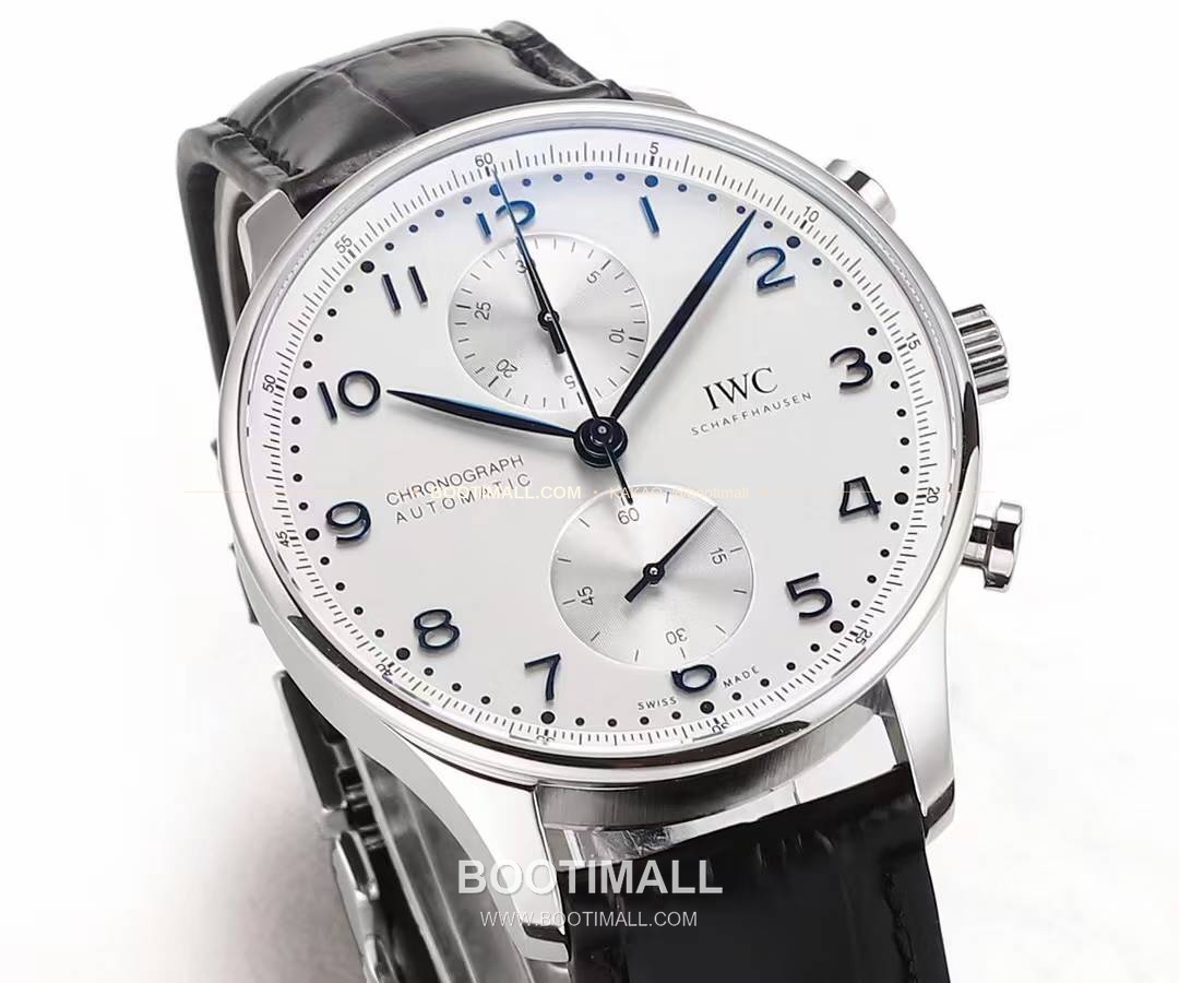IWC 포르투기저 크로노그래프 스틸 브레이슬릿 오토매틱 IWC Portugieser Chronograph Steel Bracelet Automatic 41mm 6