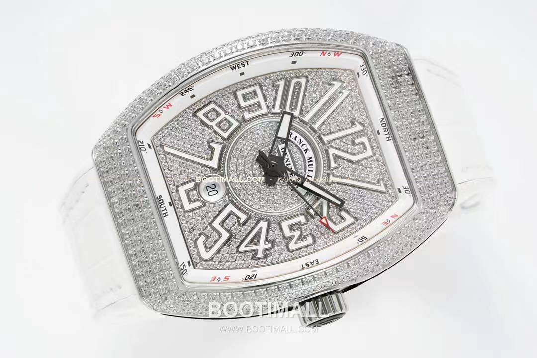 프랭크뮬러 뱅가드 요팅 V45 블루다이얼 오토매틱 Franck Muller Vanguard Yachting V45 Blue Dial Automatic 44x54mm 4