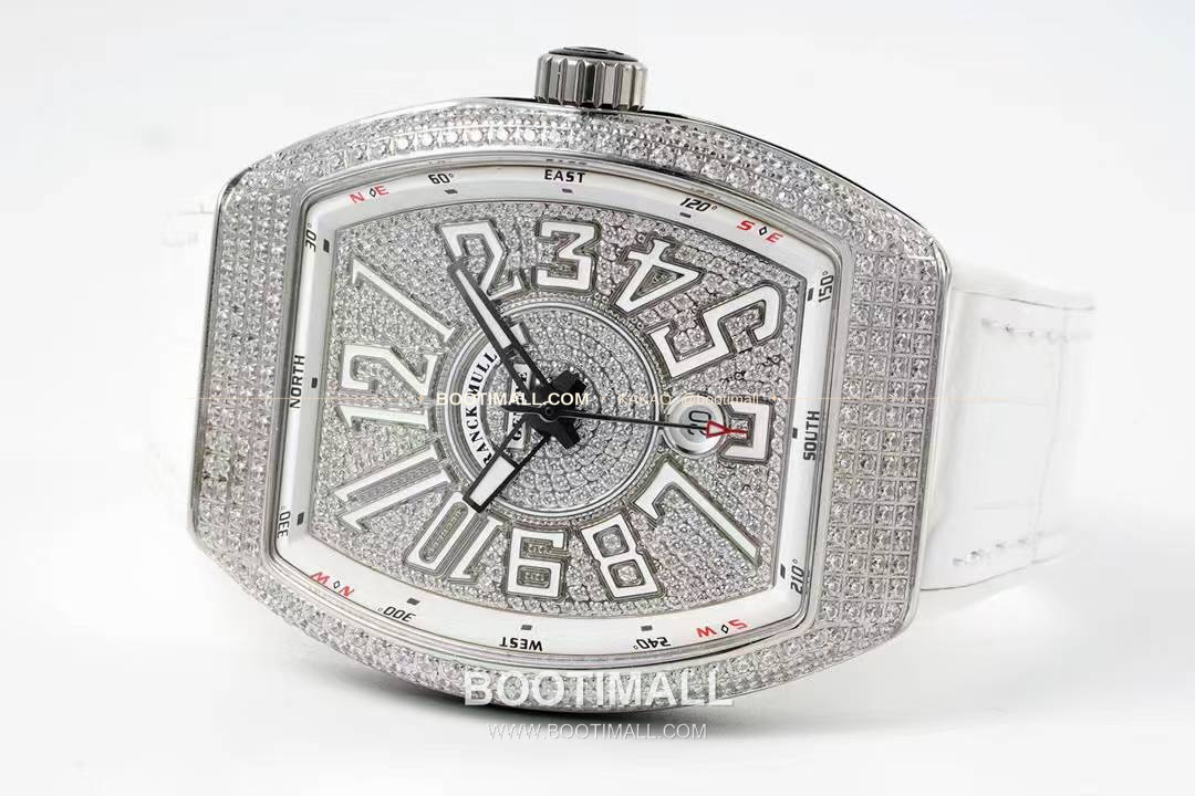 프랭크뮬러 뱅가드 요팅 V45 블루다이얼 오토매틱 Franck Muller Vanguard Yachting V45 Blue Dial Automatic 44x54mm 5