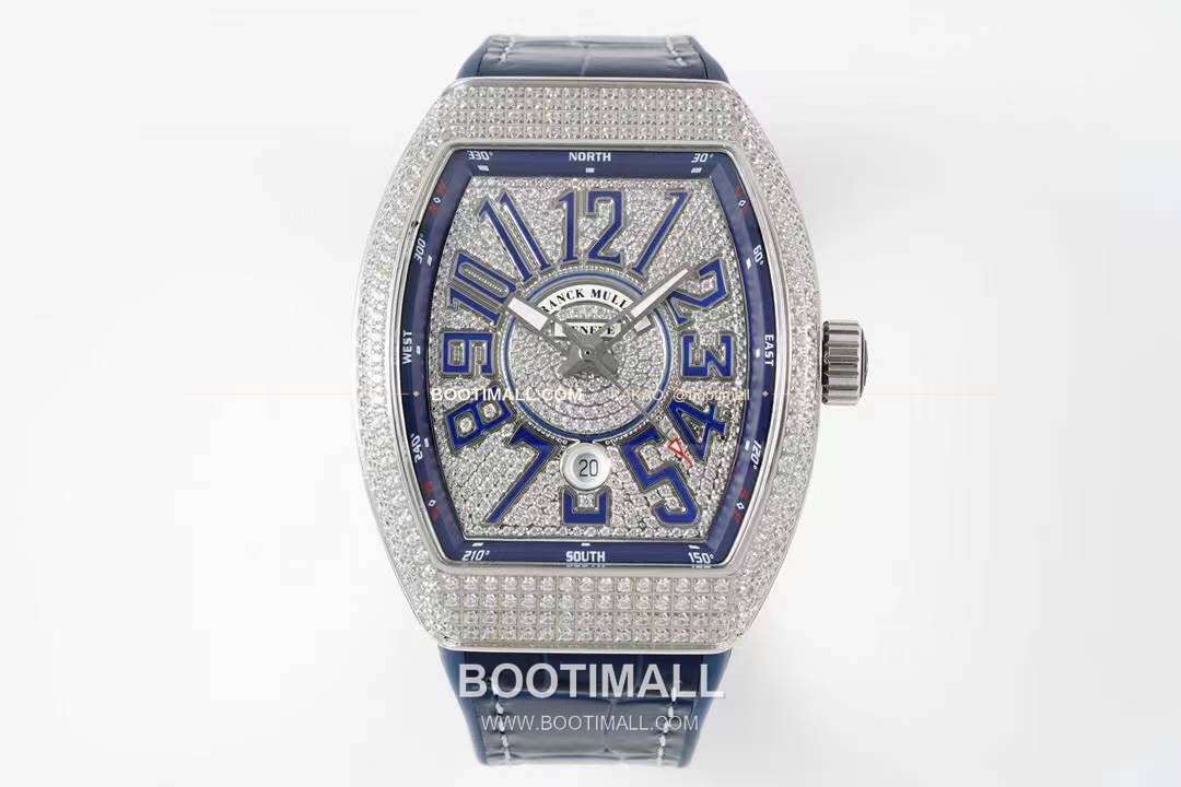 프랭크뮬러 뱅가드 요팅 V45 블루다이얼 오토매틱 Franck Muller Vanguard Yachting V45 Blue Dial Automatic 44x54mm 1