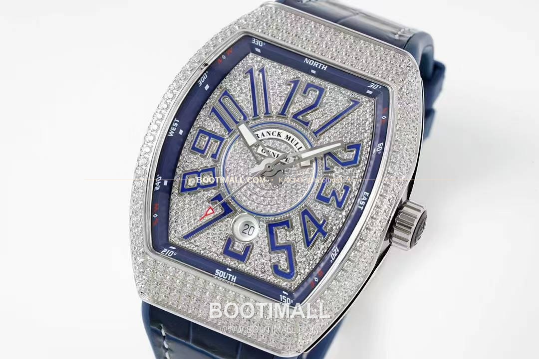 프랭크뮬러 뱅가드 요팅 V45 블루다이얼 오토매틱 Franck Muller Vanguard Yachting V45 Blue Dial Automatic 44x54mm 2