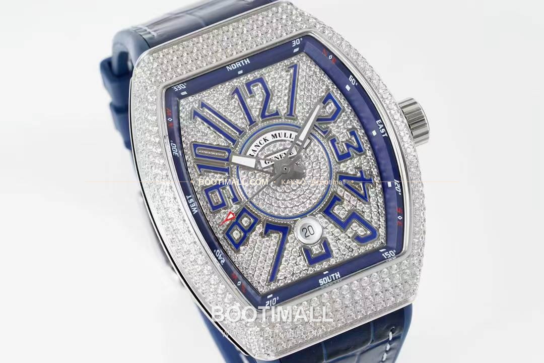 프랭크뮬러 뱅가드 요팅 V45 블루다이얼 오토매틱 Franck Muller Vanguard Yachting V45 Blue Dial Automatic 44x54mm 3