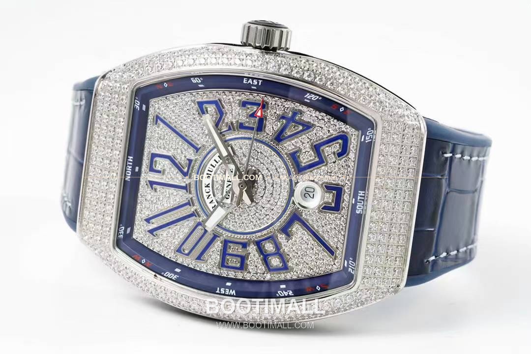 프랭크뮬러 뱅가드 요팅 V45 블루다이얼 오토매틱 Franck Muller Vanguard Yachting V45 Blue Dial Automatic 44x54mm 5