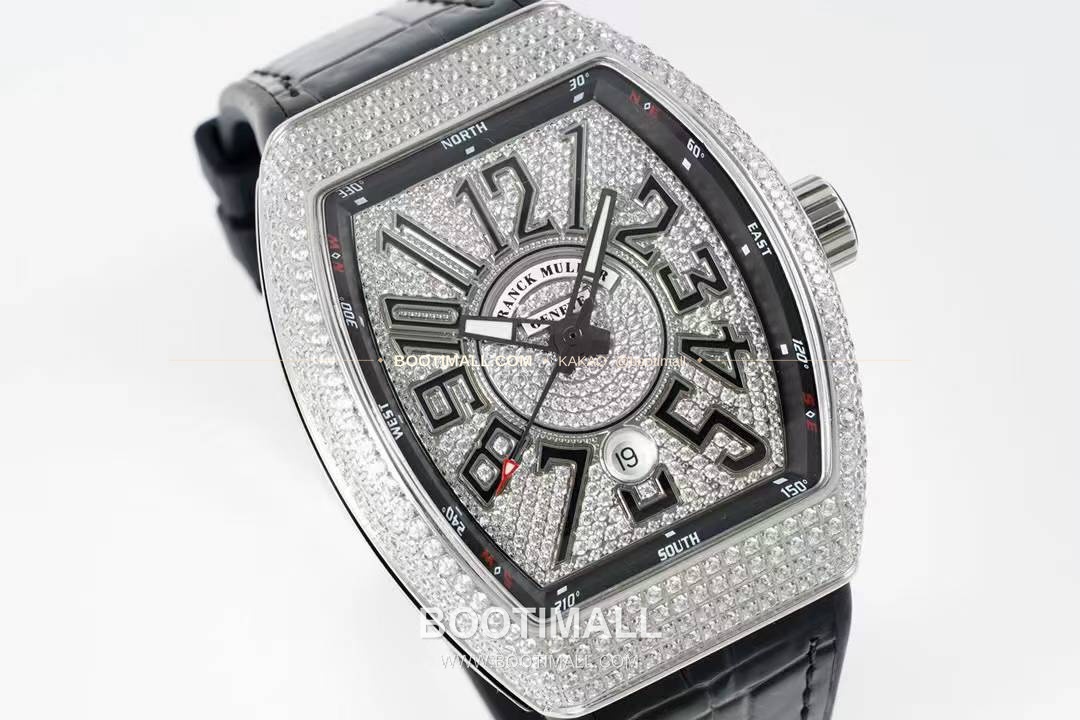 프랭크뮬러 뱅가드 요팅 V45 블루다이얼 오토매틱 Franck Muller Vanguard Yachting V45 Blue Dial Automatic 44x54mm 4