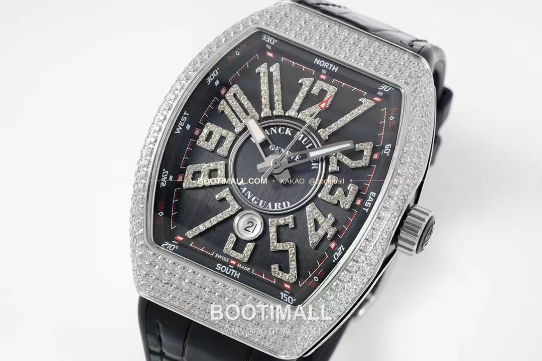 프랭크뮬러 뱅가드 요팅 V45 블루다이얼 오토매틱 Franck Muller Vanguard Yachting V45 Blue Dial Automatic 44x54mm 2