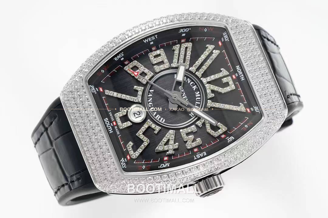 프랭크뮬러 뱅가드 요팅 V45 블루다이얼 오토매틱 Franck Muller Vanguard Yachting V45 Blue Dial Automatic 44x54mm 4