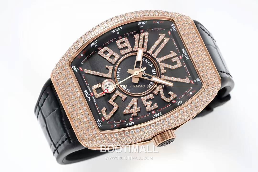 프랭크뮬러 뱅가드 요팅 V45 블루다이얼 오토매틱 Franck Muller Vanguard Yachting V45 Blue Dial Automatic 44x54mm 4