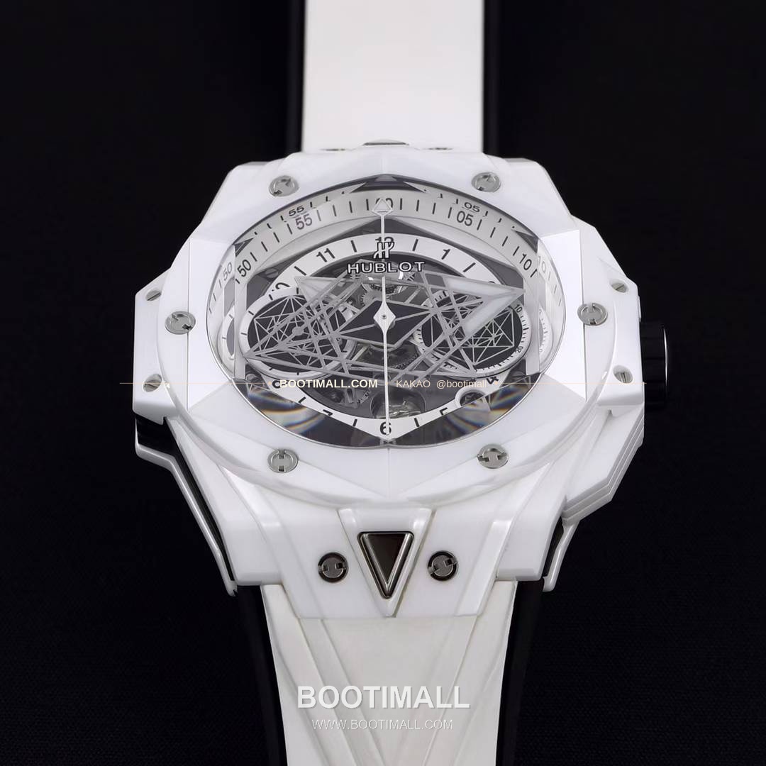 위블로 빅뱅 상블루 II 세라믹 스켈레톤 플라이백 크로노그래프 오토매틱 Hublot Big Bang Sang Bleu II Ceramic Skeleton Flyback Chronograph Automatic 45mm 3