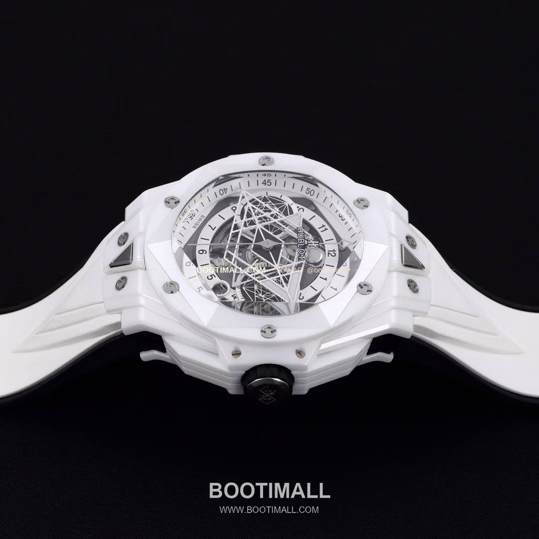 위블로 빅뱅 상블루 II 세라믹 스켈레톤 플라이백 크로노그래프 오토매틱 Hublot Big Bang Sang Bleu II Ceramic Skeleton Flyback Chronograph Automatic 45mm 7