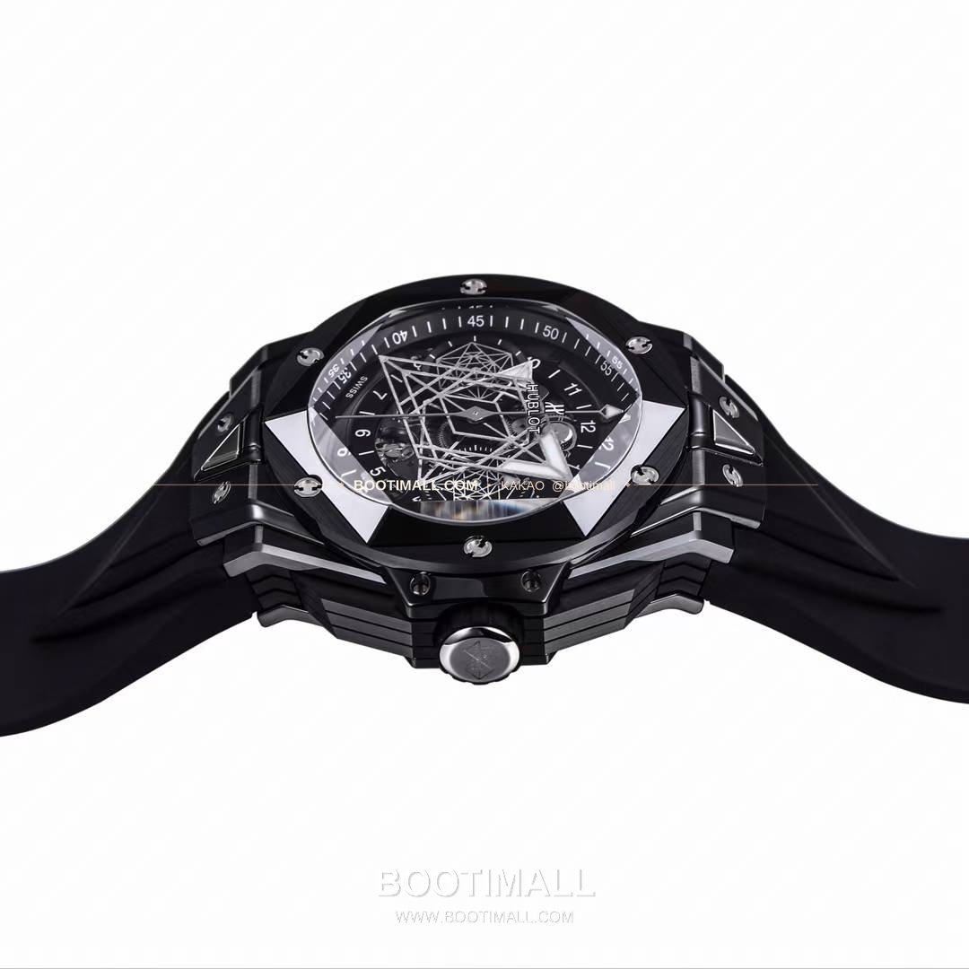 위블로 빅뱅 상블루 II 세라믹 스켈레톤 플라이백 크로노그래프 오토매틱 Hublot Big Bang Sang Bleu II Ceramic Skeleton Flyback Chronograph Automatic 45mm 7