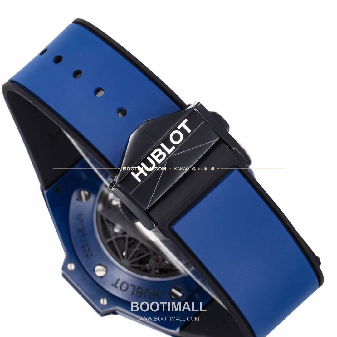 위블로 빅뱅 상블루 II 세라믹 스켈레톤 플라이백 크로노그래프 오토매틱 Hublot Big Bang Sang Bleu II Ceramic Skeleton Flyback Chronograph Automatic 45mm 9