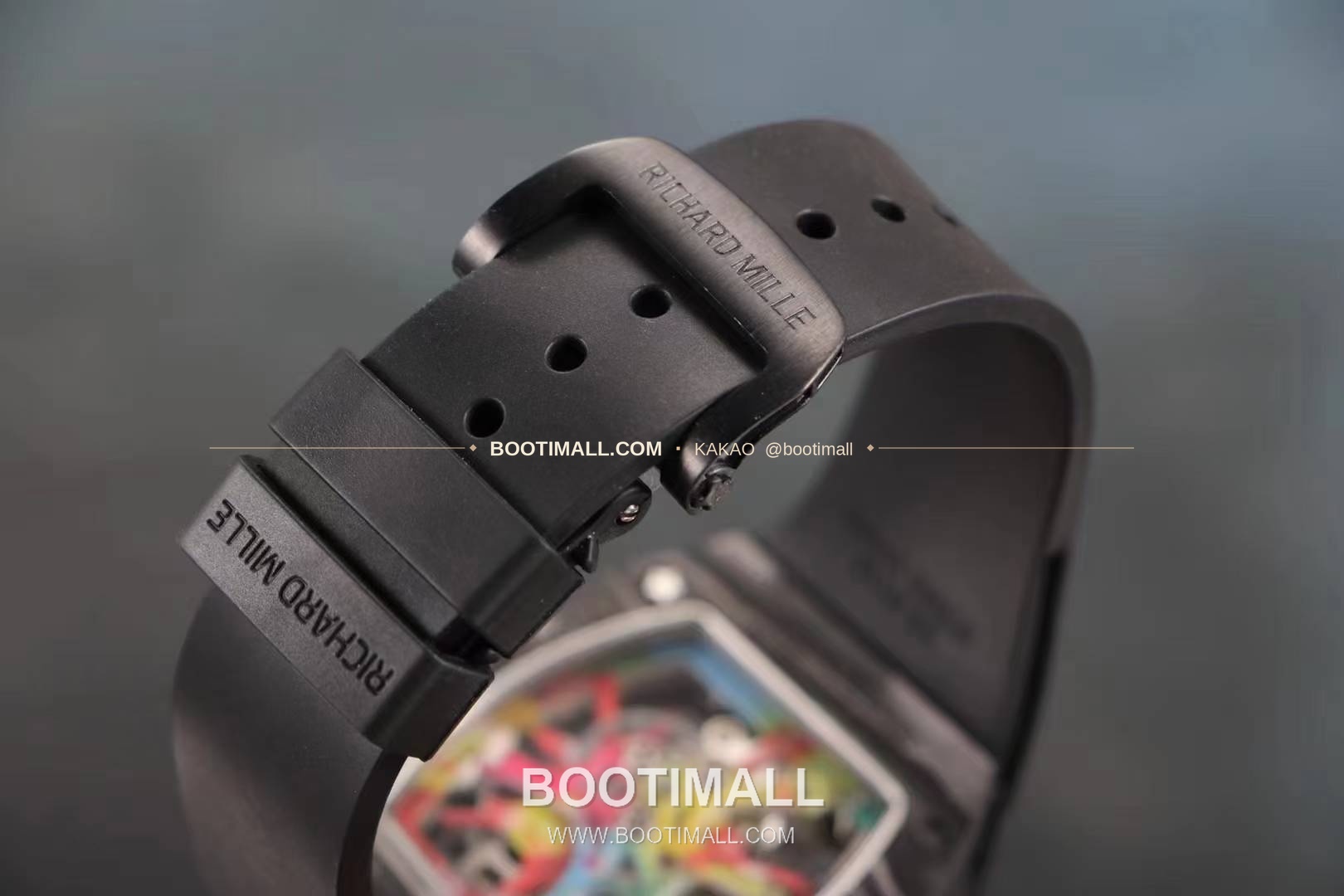 리차드밀 RM12-01 골드 카본 TPT 플로팅 투르비용 스켈레톤 수동 Richard Mille RM12-01 Gold Carbon TPT Floating Tourbillon Skeleton Manual 9