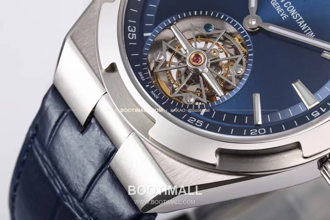 바쉐론 콘스탄틴 오버시즈 투르비용 블루 다이얼 오토매틱 Vacheron Constantin Overseas Tourbillon Blue Dial Automatic 42.5mm 8