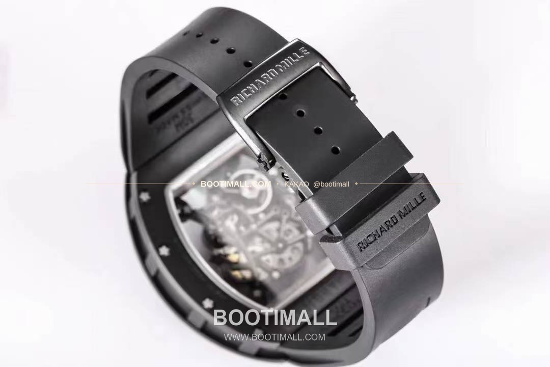 리차드밀 RM055 화이트 세라믹 스켈레톤 오토매틱 Richard Mille RM055 White Ceramic Skeleton Automatic 49.9x42.7mm 8