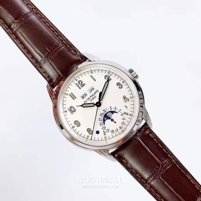 파텍필립 5320G 퍼페추얼 캘린더 문페이즈 크림 다이얼 오토매틱 Patek Philippe 5320G Perpetual Calendar Moonphase Cream Dial Automatic 40mm 5