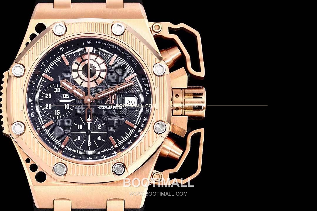 오데마피게 로열오크 오프쇼어 서바이버 크로노그래프 블랙 오토매틱 Audemars Piguet Royal Oak Offshore Survivor Chronograph Black Automatic 44mm 2