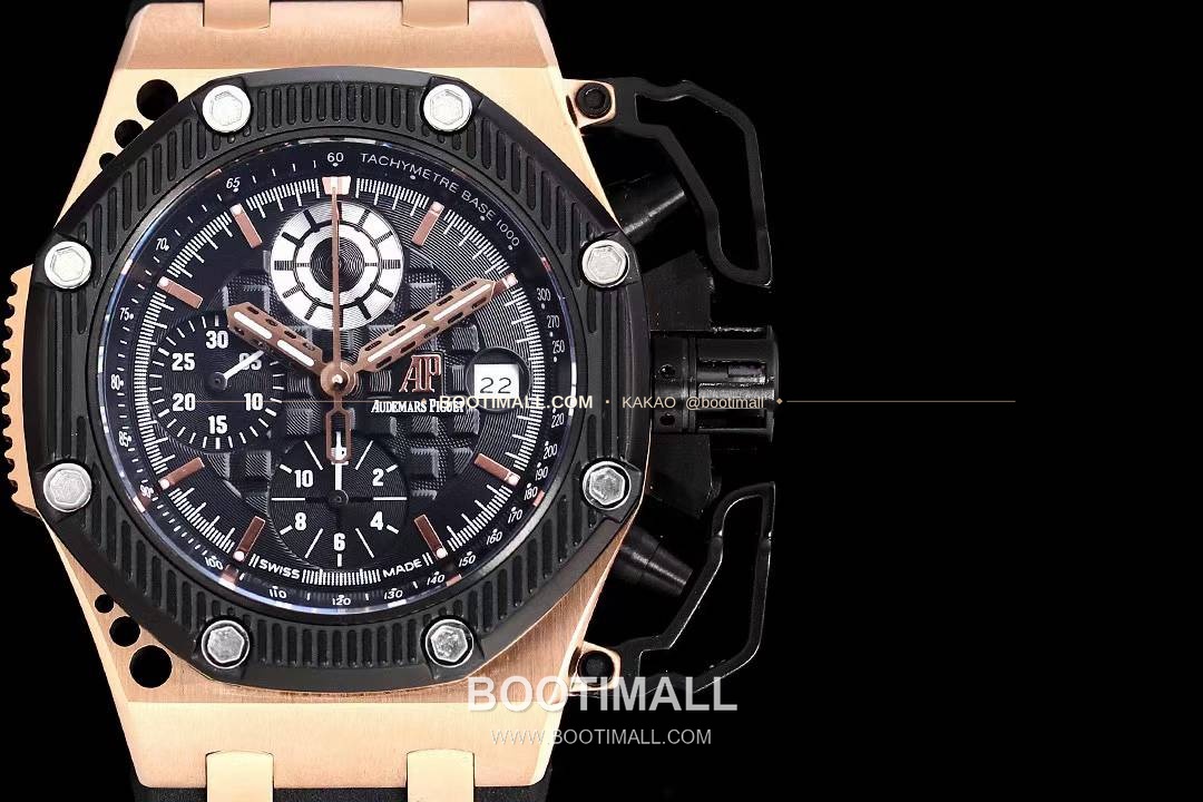 오데마피게 로열오크 오프쇼어 서바이버 크로노그래프 블랙 오토매틱 Audemars Piguet Royal Oak Offshore Survivor Chronograph Black Automatic 44mm 2