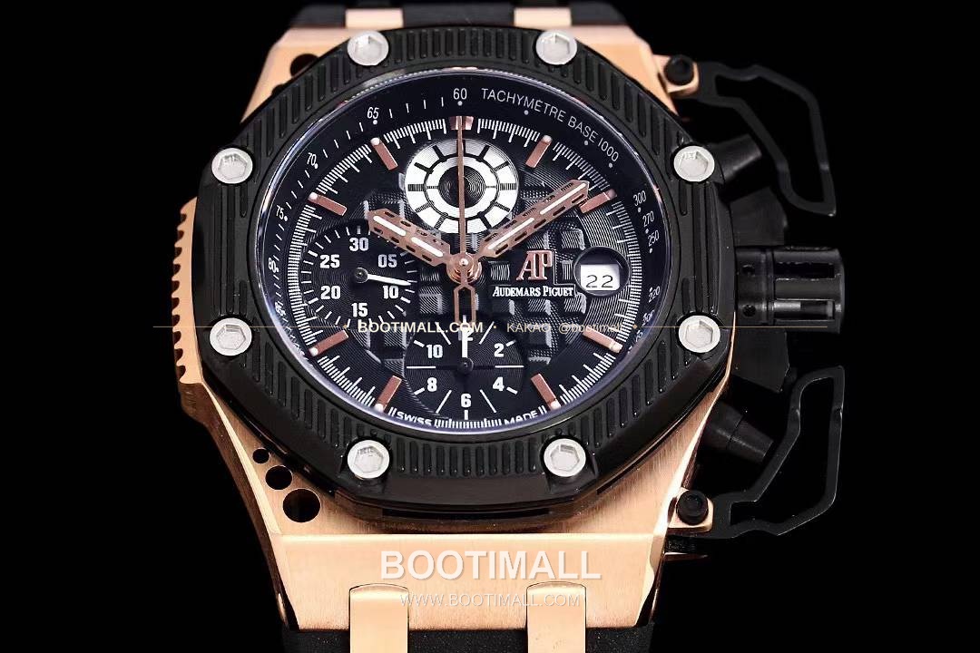 오데마피게 로열오크 오프쇼어 서바이버 크로노그래프 블랙 오토매틱 Audemars Piguet Royal Oak Offshore Survivor Chronograph Black Automatic 44mm 4