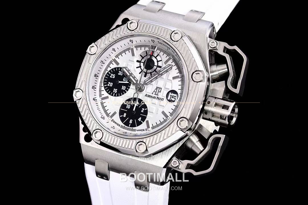 오데마피게 로열오크 오프쇼어 서바이버 크로노그래프 블랙 오토매틱 Audemars Piguet Royal Oak Offshore Survivor Chronograph Black Automatic 44mm 4