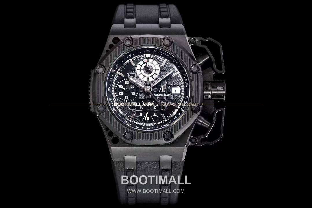오데마피게 로열오크 오프쇼어 서바이버 크로노그래프 블랙 오토매틱 Audemars Piguet Royal Oak Offshore Survivor Chronograph Black Automatic 44mm 1