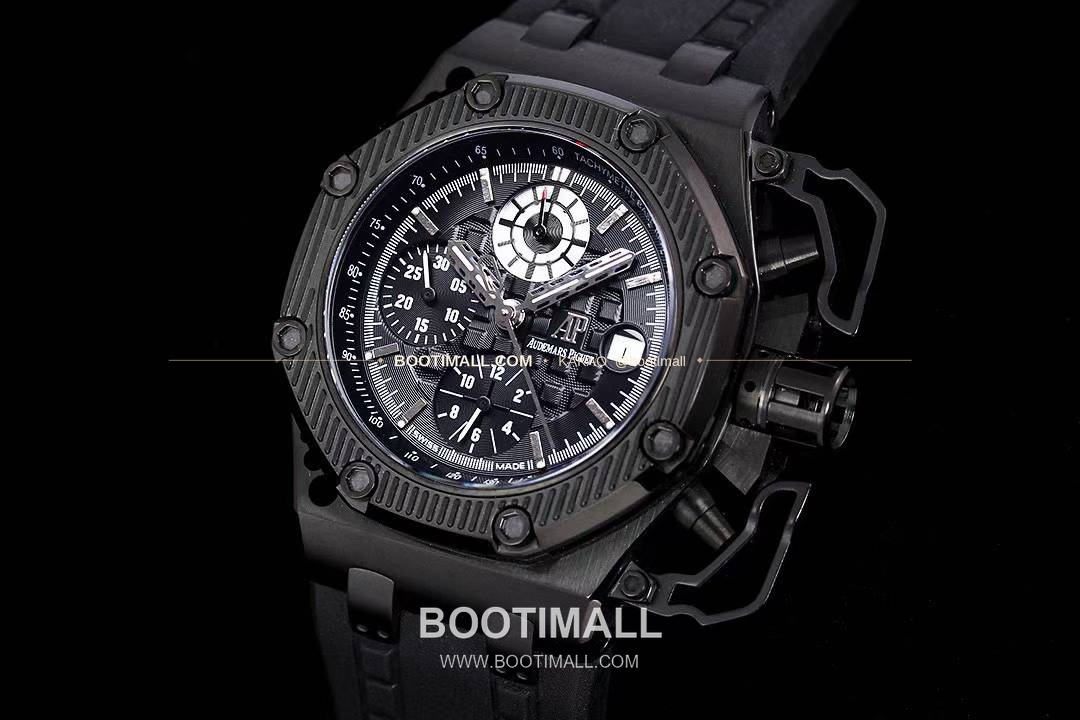 오데마피게 로열오크 오프쇼어 서바이버 크로노그래프 블랙 오토매틱 Audemars Piguet Royal Oak Offshore Survivor Chronograph Black Automatic 44mm 4