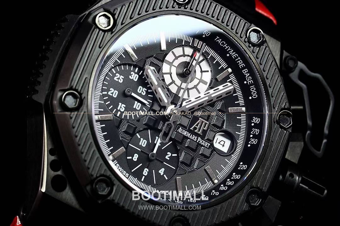 오데마피게 로열오크 오프쇼어 서바이버 크로노그래프 블랙 오토매틱 Audemars Piguet Royal Oak Offshore Survivor Chronograph Black Automatic 44mm 5