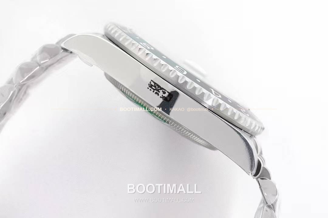 롤렉스 GMT 마스터 II 레프트핸드 스프라이트 그린 블랙 베젤 오토매틱 Rolex GMT-Master II Left Hand Sprite Green Black Bezel Automatic 40mm 6