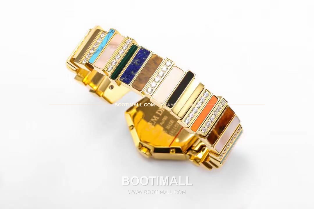 디올 젬 디올 천연석 다이얼 다이아세팅 쿼츠 Dior Gem Dior Natural Stone Dial Diamond Set Quartz 27x25mm 10