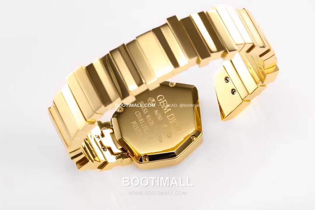 디올 젬 디올 천연석 다이얼 다이아세팅 쿼츠 Dior Gem Dior Natural Stone Dial Diamond Set Quartz 27x25mm 10