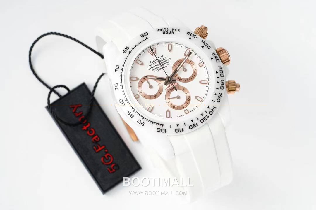 롤렉스 데이토나 AET 커스텀 블랙 화이트 세라믹 크로노그래프 오토매틱 Rolex Daytona AET Custom Black White Ceramic Chronograph Automatic 40mm 3